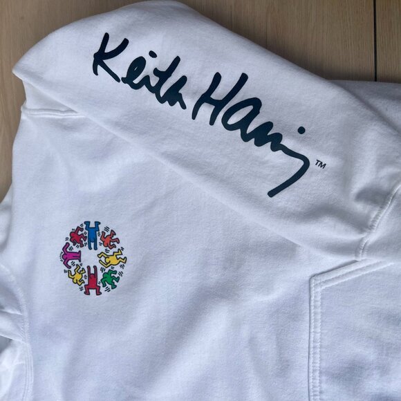 Keith Haring Circle of Men Dance White Hoodie (M/L) Underconusmptioncore/Skater - Picture 8 of 15